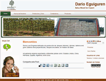 Tablet Screenshot of darioeguigurenbalsa.com